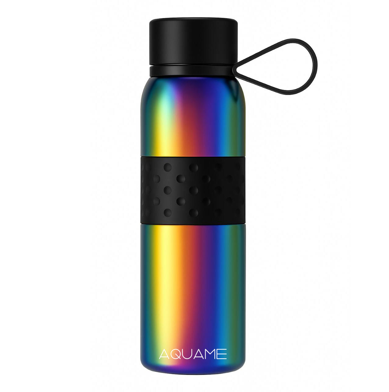 AQUAME Padel Performance Drink Bottle - Chrome Rainbow